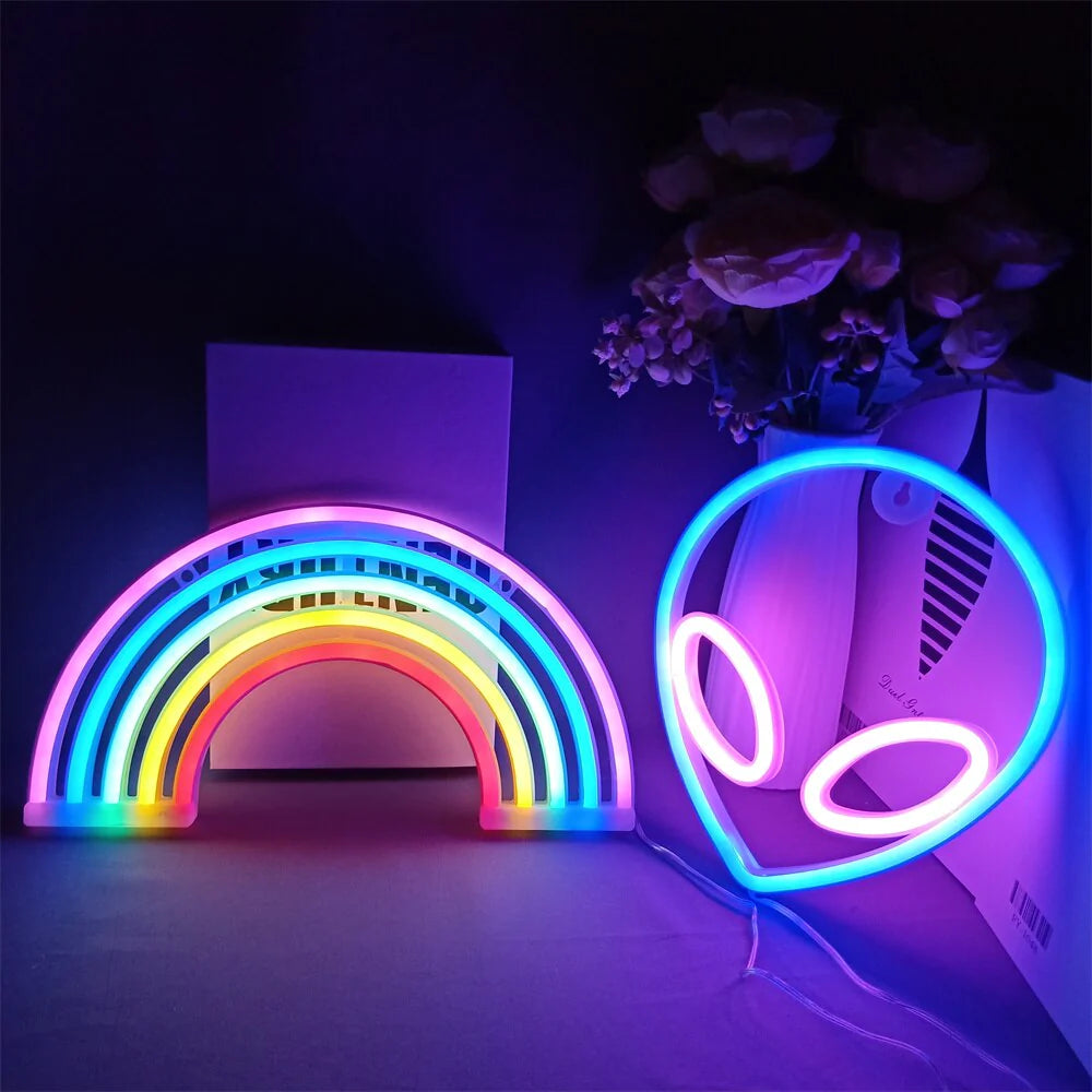 LED Neon Night Light Wall Hanging Neon Sign
