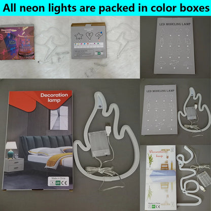 LED Neon Night Light Wall Hanging Neon Sign