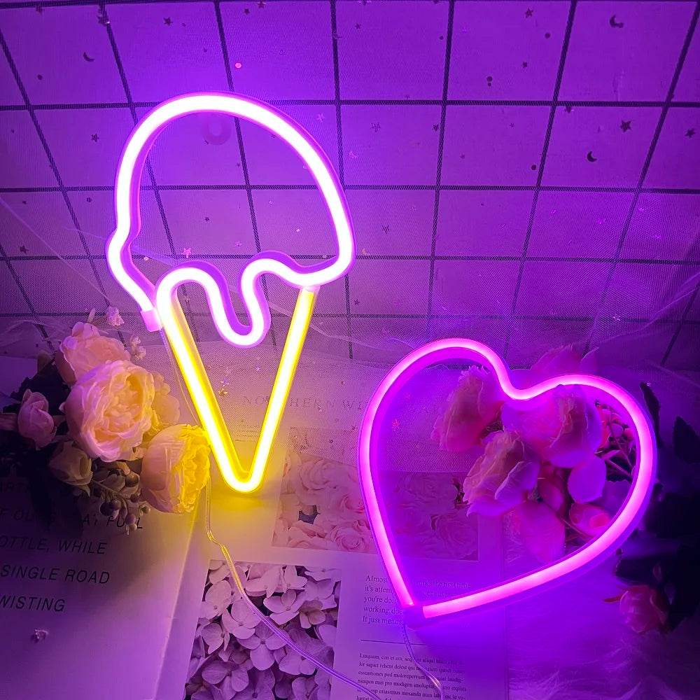 LED Neon Night Light Wall Hanging Neon Sign